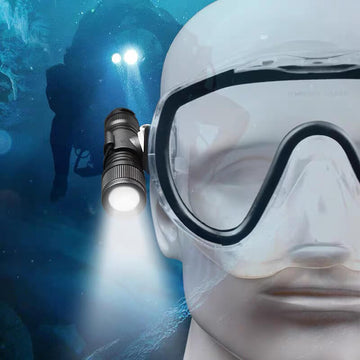 ORCATORCH D560 Mini Scuba Dive Light 630-Lumen Headlamp Underwater Flashlight